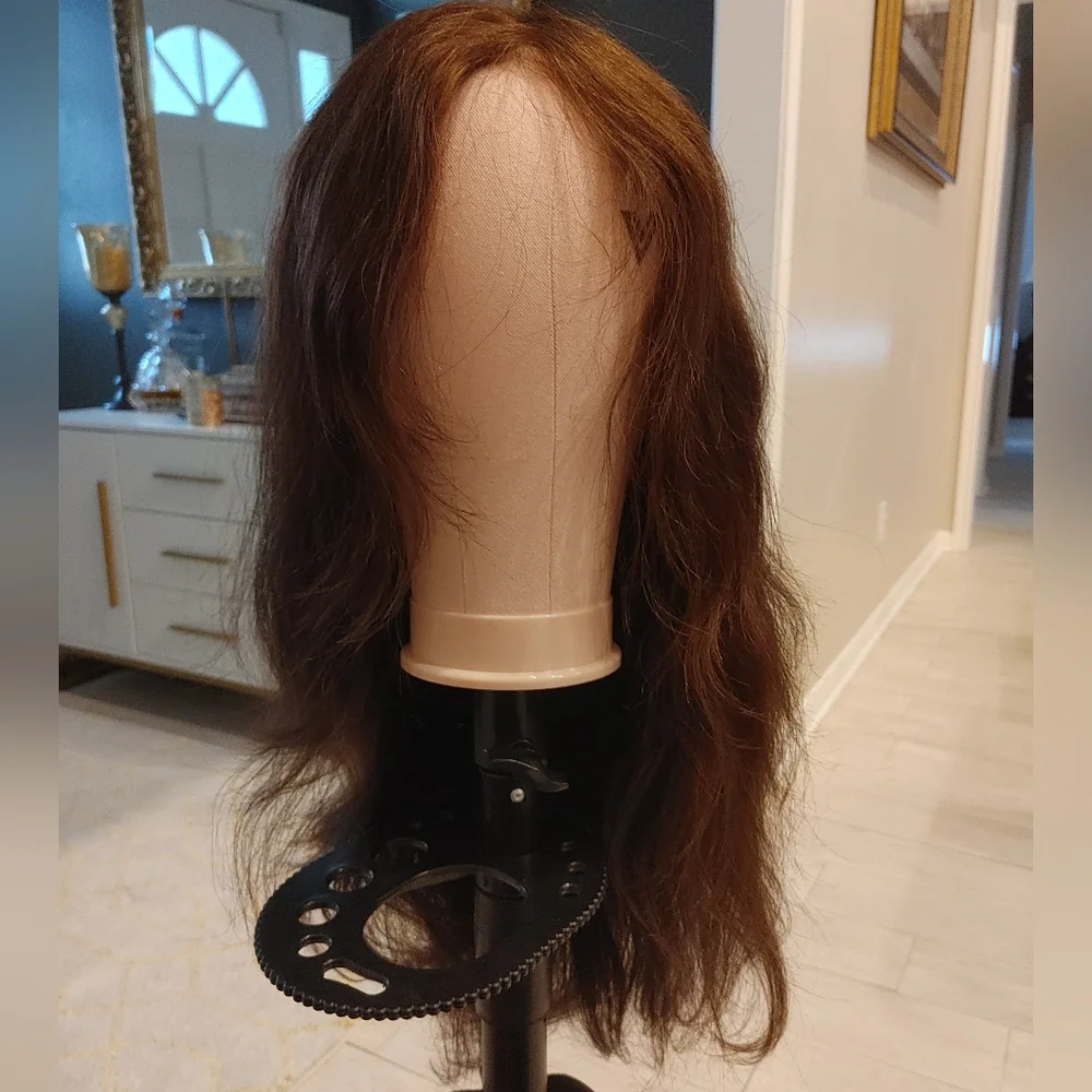 SoHygge 100% Human Hair HD Lace Wig 28" Chocolate Brown Pre Plucked Bleached Kno - Picture 2 of 8